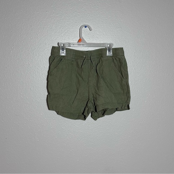 Old Navy Girl Kids Olive Green Functional Drawstring Pull On Shorts size XL - Picture 1 of 7